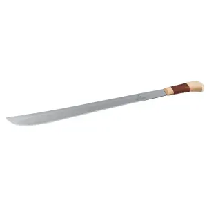 Facão Terçado de Aço SAE com Cabo Madeira 17” Kala