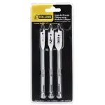Kit-de-Brocas-Chatas-para-Madeira-com-3-pecas-1-4--Collins