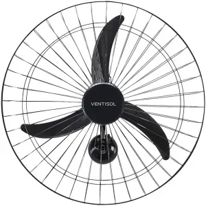 Ventilador De Parede 60cm Preto Ventisol