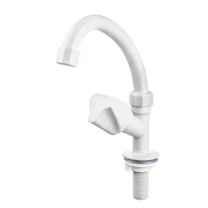 TORNEIRA BICA MÓVEL 1/2" BALCÃO BRANCA HERC