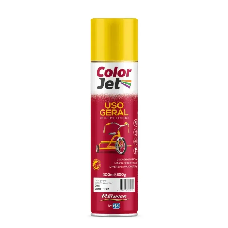 Tinta-Spray-Uso-Geral-Amarelo-Brilho-Color-Jet-Renner