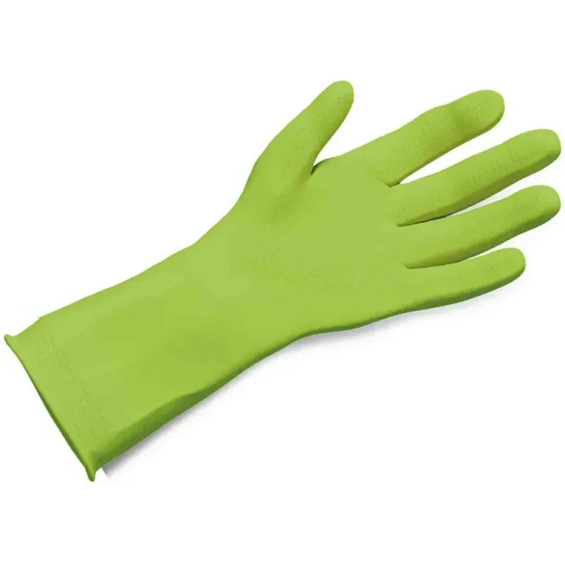 LUVA-LATEX-FORRADA-SANRO-TOP-VERDE-PEQUENA