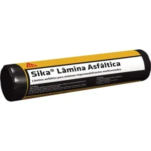 Lâmina Manta Asfáltica 2mm 1mx10m Sika