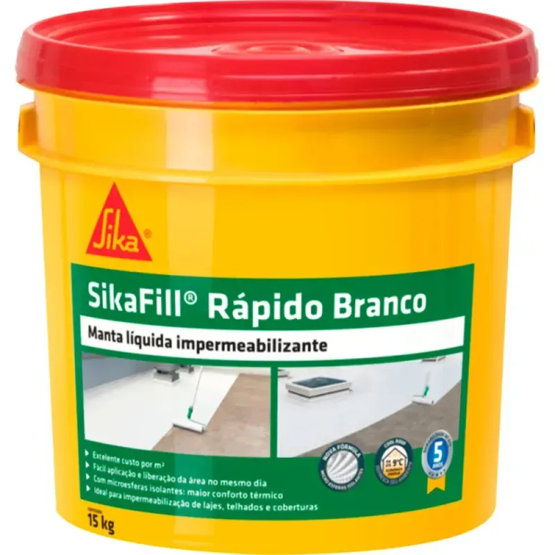 Manta-Liquida-Impermeabilizante--Branca-SikaFill-Rapido-15Kg-Sika