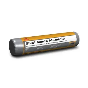 Manta Asfáltica Polietileno Com Alumínio 3mm 41kg Sika