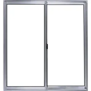 Janela Tropical Slim de Alumínio 2 Folhas VL 100x100cm Aluvid