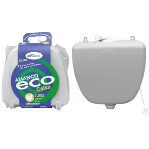 CAIXA DESCARGA ECO PRATA AMANCO