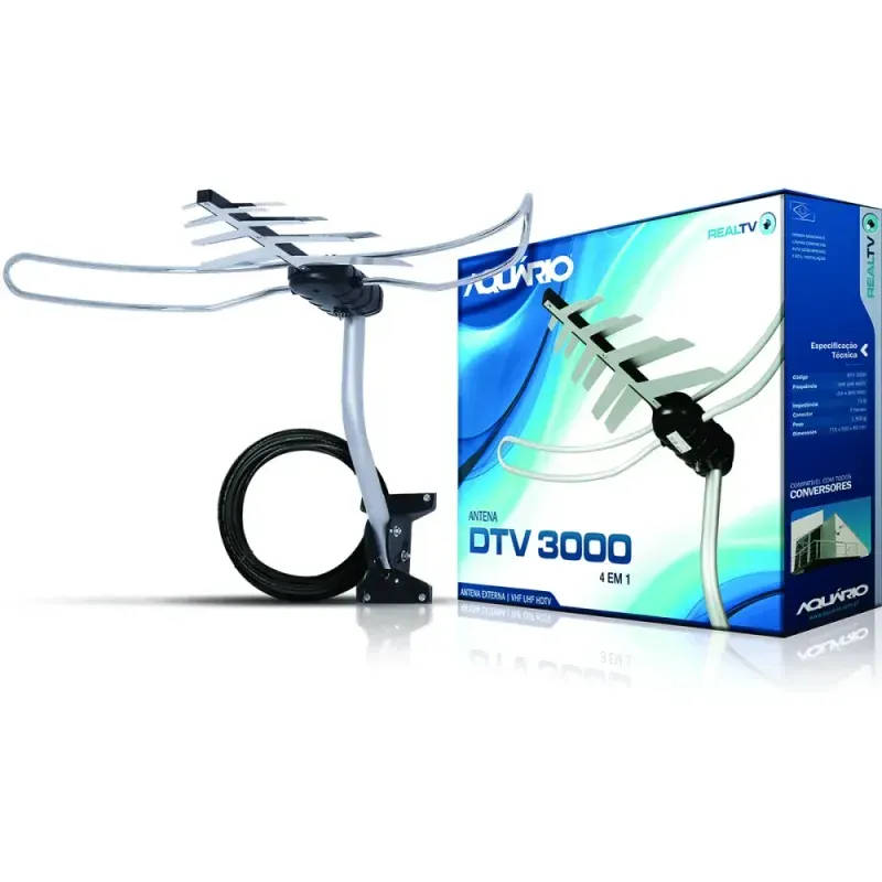 Antena-Externa-para-TV-Sinal-4K-HDTV-Digital-VHF-UHF-FM-Aquario