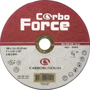 DISCO CORTE AÇO CARBORUNDUM 300X3,2X19,05 CARBO