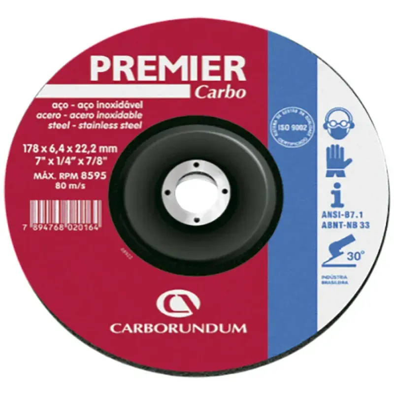 DISCO-DESBASTE-CARBORUNDUM-7X1-4X7-8--PREMIUM