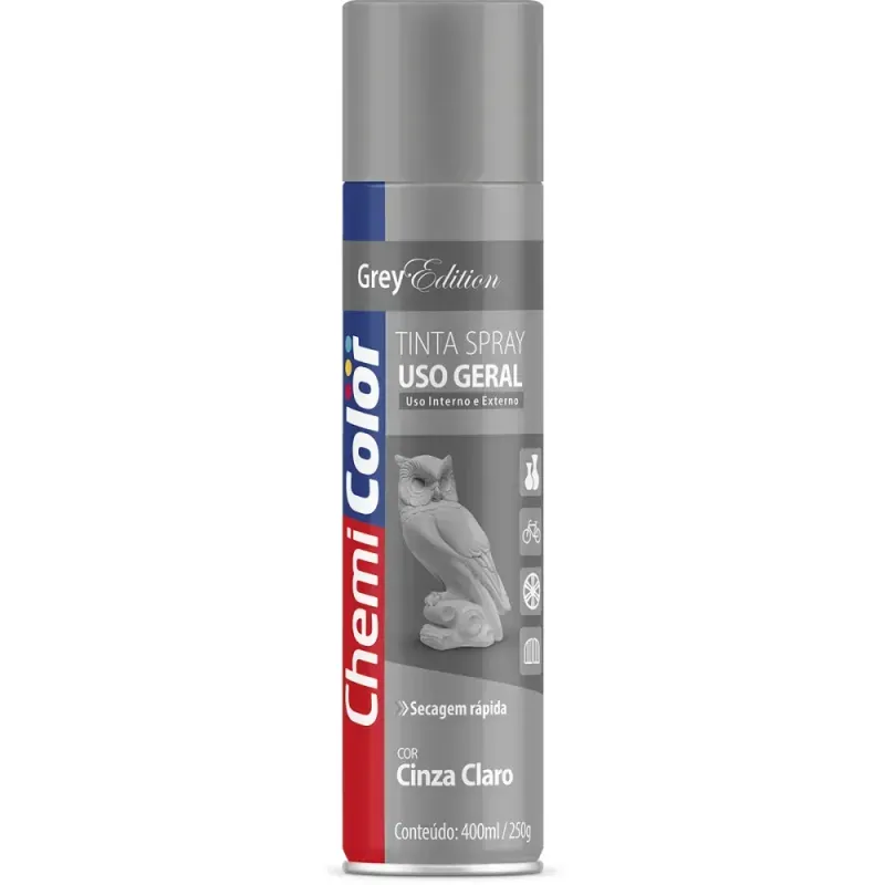 Tinta-Spray-Uso-Geral--400ml-250g-Cinza-Claro-Chemicolor-