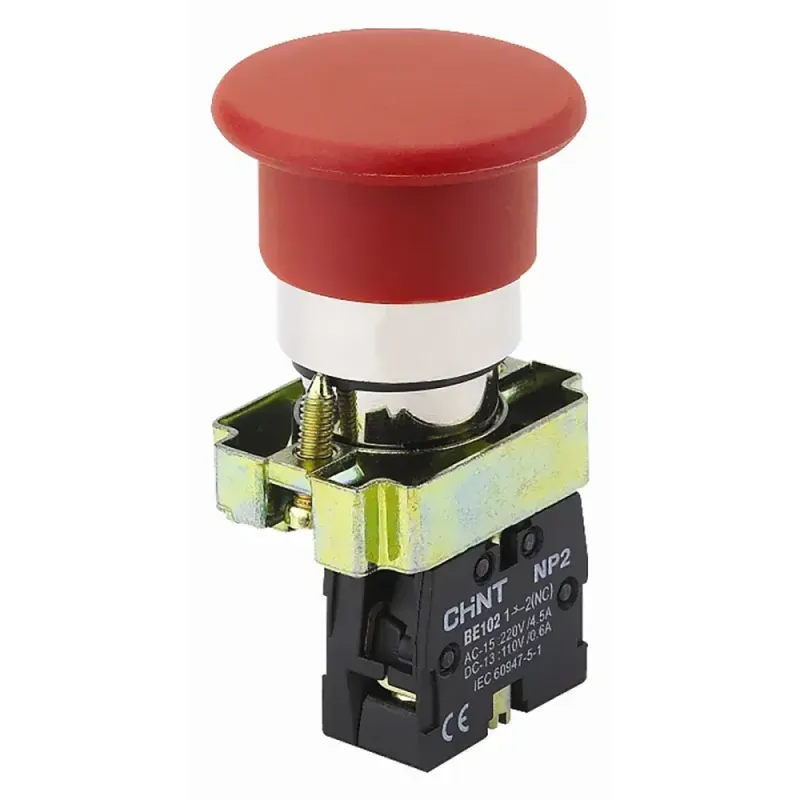 BOTAO-COMANDO-CHINT-NP2-BC42-VERMELHO
