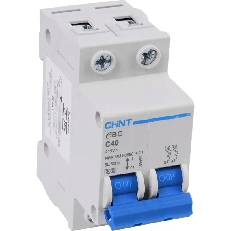 DISJUNTOR-BIPOLAR-CHINT-DIN-CURVA-C-40A-3KA