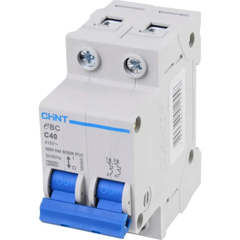DISJUNTOR-BIPOLAR-CHINT-DIN-CURVA-C-40A-3KA