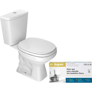Kit Completo Aspen Bacia e Caixa Acoplada KP.750.17 Deca