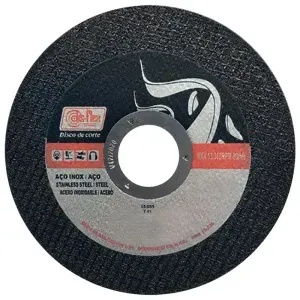 Disco de Corte Extra Fino para Aço 115x1mm Prata Disflex