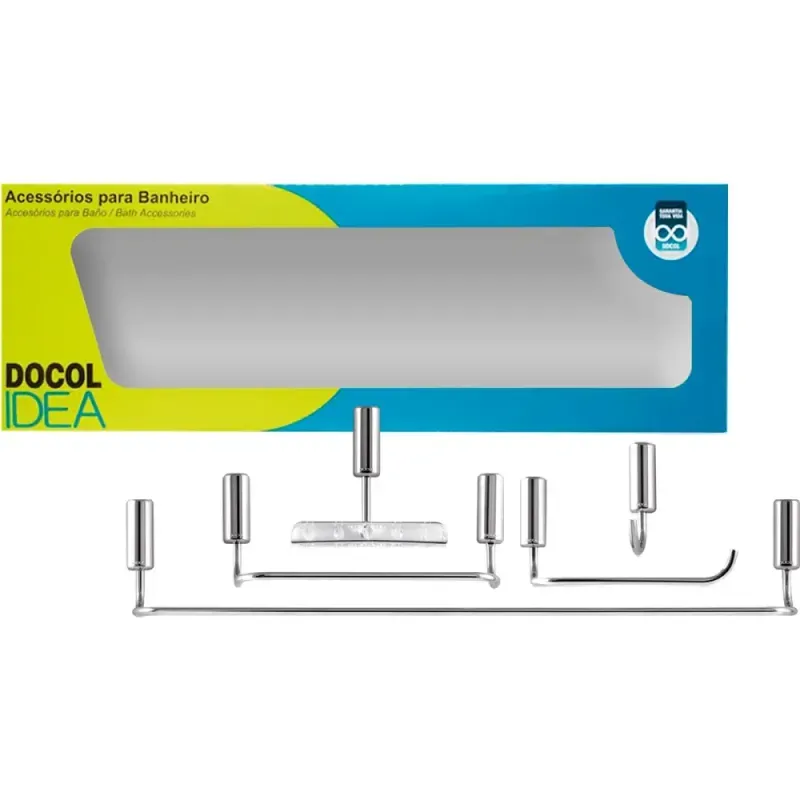 Kit-Acessorios-de-Banheiro-Idea-Cromado-5-pecas-Docol