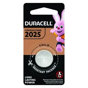 BATERIA CR2025 DURACELL LITHIUM 3V 1P