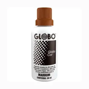 Corante Liquido Marrom 50ml Globocor 12 Peças