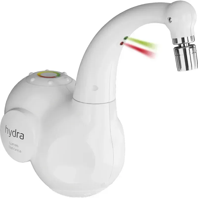 Torneira-Eletronica-Lumen-Branca-5500W-127V-Hydra