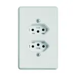 Tomada-Dupla-10A-Pratika-Branca-Ilumi