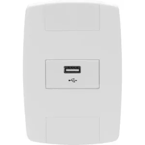 TOMADA USB ILUMI 2A BRANCA LEV