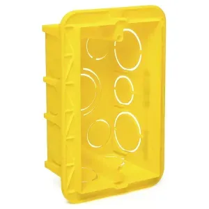CAIXA DE LUZ EMBUTIR 4X2 AMARELA LEGRAND