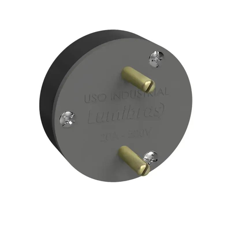 PINO-FLECHA-LUMIBRAS-2X20A-NYLON-FIBRA-CINZA
