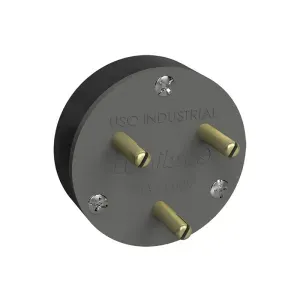 PINO FLECHA LUMIBRAS 3X32A NYLON FIBRA CINZA