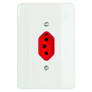 TOMADA 20A VM VERTICAL MECTRONIC BRANCA MILLENIUN