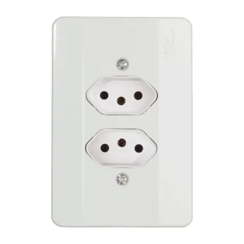 TOMADA-DUPLA-20A-MECTRONIC-BRANCA-MILLENIUN