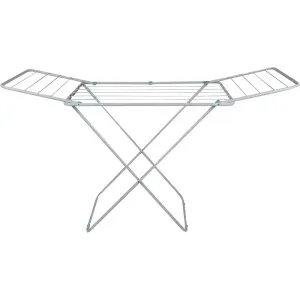 Varal de Chão em Aço Branco com Abas 155x56x90cm Mor