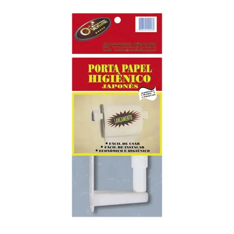 PORTA-PAPEL-OVERTIME-HIGIENICO-BRANCO