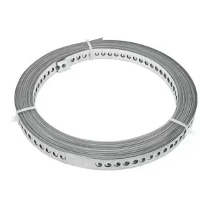 Fita de Aço Perfurada 19mm x 0,4mm 30 metros Fixwell