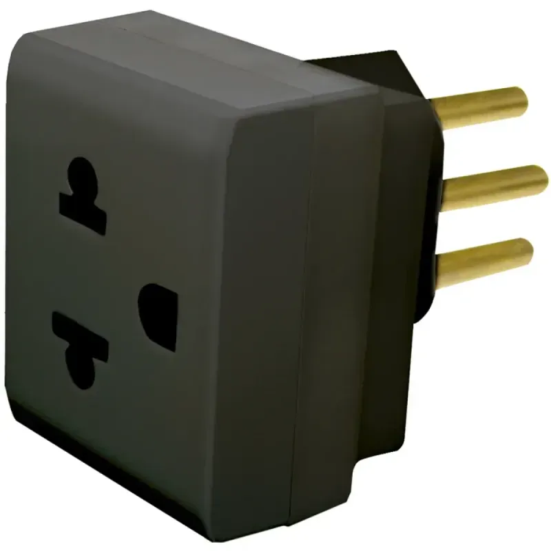 Adaptador-Universal-Preto-2P-T-Pial