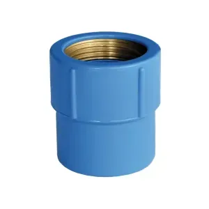 LUVA BUCHA LATÃO PLASTILIT AZUL LR 25MMX1/2"