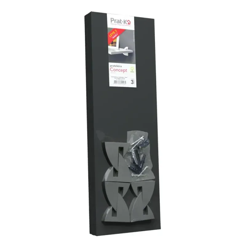 Kit-Prateleira-Preto-3-Pecas-20x60cm-Prat-K-Utilidades