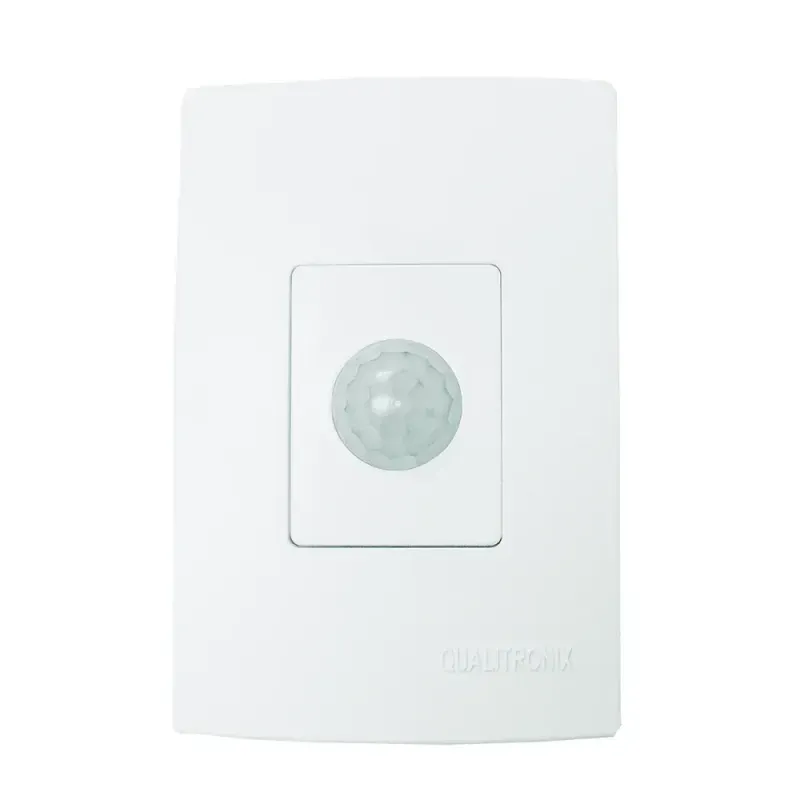 Sensor-de-Presenca-com-6-Funcoes-QI2M-Branco-Qualitronix