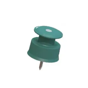 Isolador Roldana Prego 36x30 200 Peças Verde Ri Sampiet