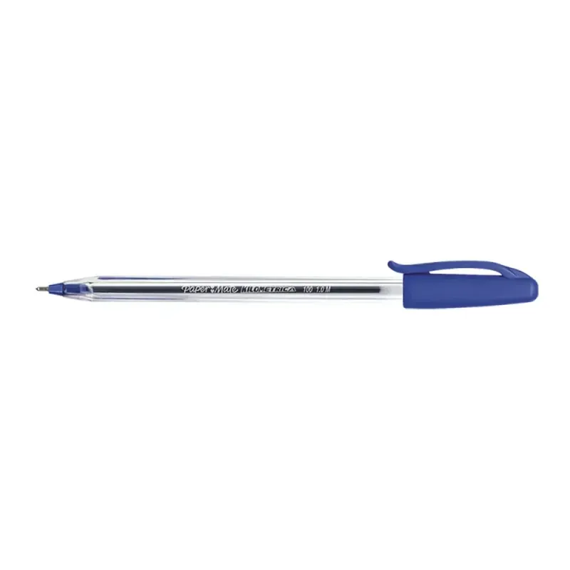 Caneta-Kilometrica-100-10mm-Azul-Papermate