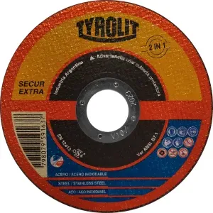 Disco de Corte Fino Premium para Aço Inox 7"x1,6mm Tyrolit