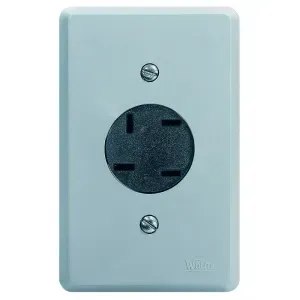 Tomada Telefone 4p Telebras Cinza Toc Walma