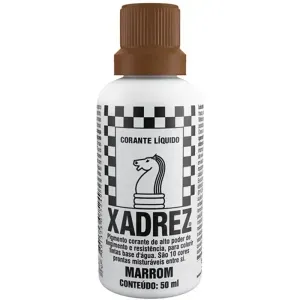 Corante Líquido Marrom Xadrez Corante 12 Peças