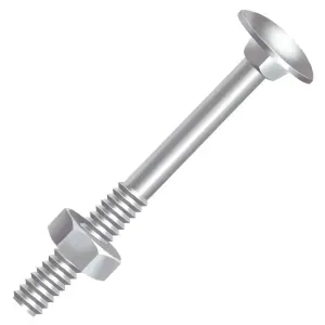 Parafuso Francês Porca Ciser 3/8"X5" Zincado 50 Peças