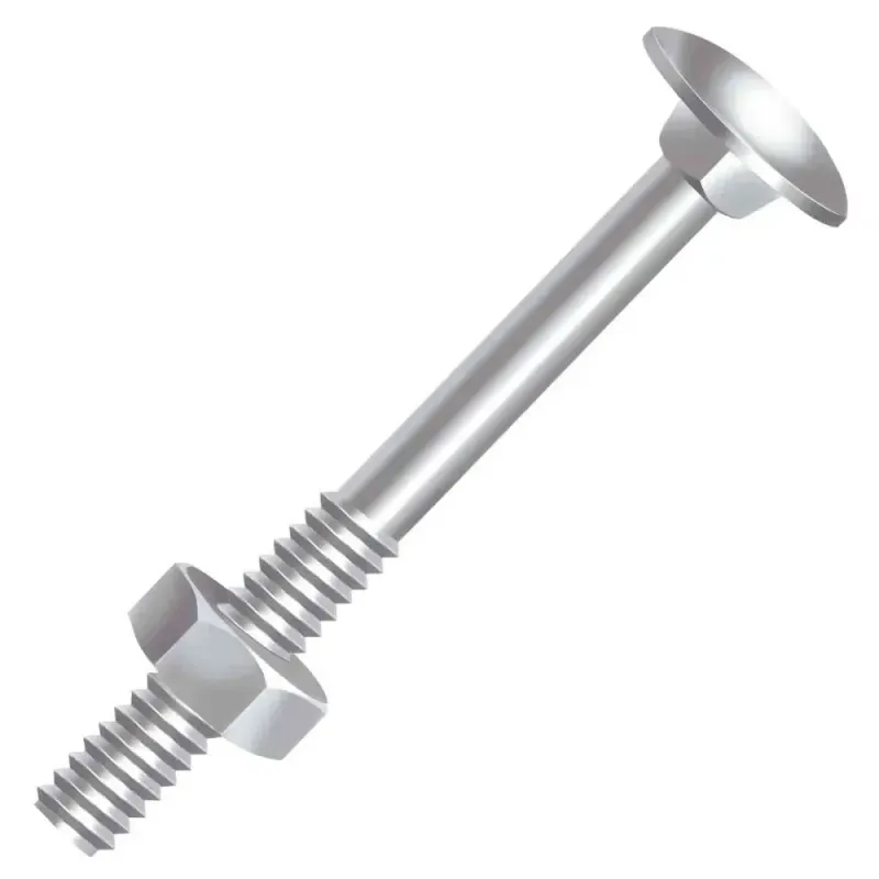 Parafuso-Frances-Porca-5-16-X-6--Zincado-100-Pecas-Ciser