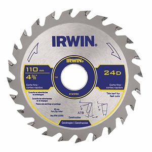 Serra Circular 24Dts Irwin Corte Fino 7.1/4"