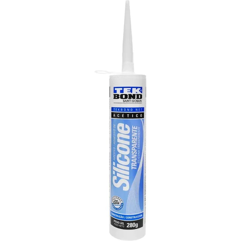 SILICONE-ACETICO-TRANSPARENTE-280G-TEKBOND