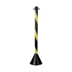 Pedestal-Zebrado-Preto-e-Amarelo-93cm-Plastcor
