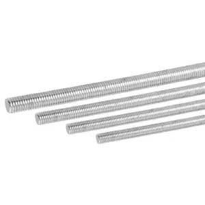 Barra Roscada UNC Zincada 1/4" x 1m Worker