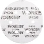 Disco-de-Lixa-Tipo-Velcro-6”-152mm-Grao-120-Worker
